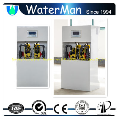 Generador de dióxido de cloro para desinfección de agua de pozo, caudal de 200 g/h
