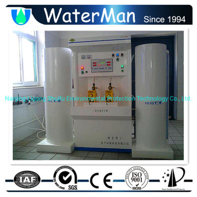 Generador de dióxido de cloro tipo tanque químico para tratamiento de agua 50g/H Control de flujo