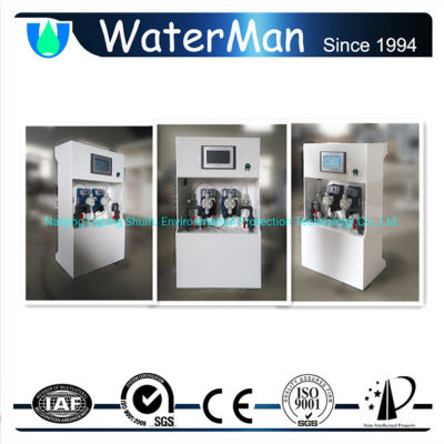 Generador de dióxido de cloro para agua de refrigeración industrial 50 G/H Control manual/automático