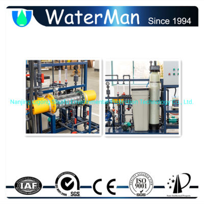 Generador de hipoclorito de sodio de agua de mar diluido electrolítico 2000L/H Naclo