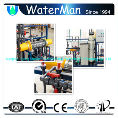 Generador electrolítico de hipoclorito de sodio de agua de mar diluida 20L/H Naclo